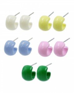 Candy Pop Hoop Earrings [Celeb's Pick]