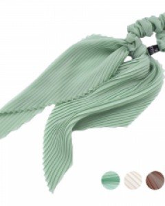 Chiffon Pleats Scarf Scrunchie