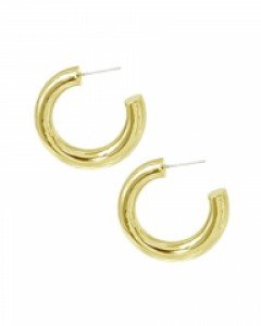 Medium Chunky Hoop Earrings