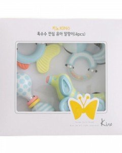 [Kino] 키노 옥수수 안심 유아딸랑이 (4pcs)