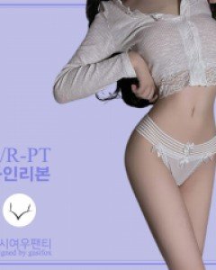 panties} 라인 리본 티팬티