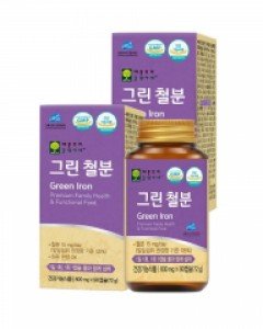 애플트리김약사네 그린 철분 800mg x 90정 2병 6개월분