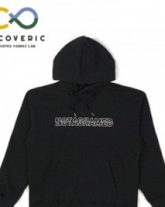 LINE LOGO HOODIE[BLACK]