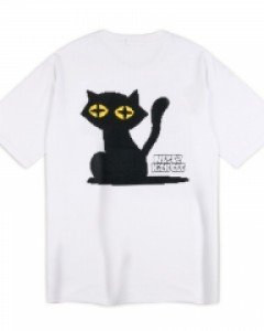 [NSTK] Street Kick-Cat Tee (White)_K22QB645