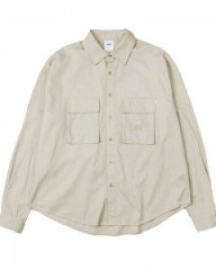 [NK] 2 POCKET COTTON SHIRTS (BEIGE) (19FW-K105)