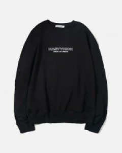 [NK] BASIC LOGO SWEATSHIRTS (BLK) (19FW-K010)