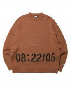 [NK] NSTK 05STN KNIT BROWN (NK19S025H)