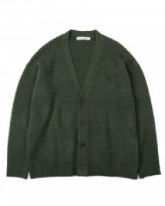 [NK] CIRCLE POINT CARDIGAN (KHAKI) (19FW-K024)