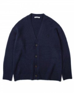 [NK] CIRCLE POINT CARDIGAN (NAVY) (19FW-K024)