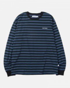 [NK] 3C STRIPE LONGSLEEVE TEE (BLK) (19FW-K001)