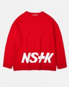 [NK] NSTK STANDING KNIT (RED) (19FW-K021)