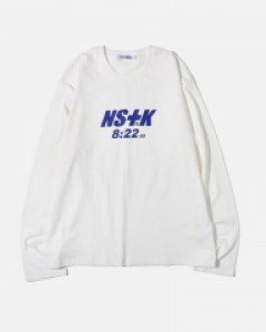 [NK] NSTK 822 LONGSLEEVE TEE (WHT) (19FW-K006)