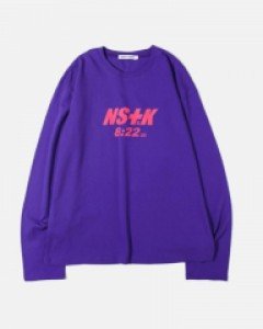 [NK] NSTK 822 LONGSLEEVE TEE (PURPLE) (19FW-K006)