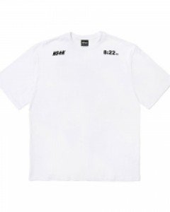 [NK] NSTK EPAULET SOLID TEE (WHT) (NK19S061H)