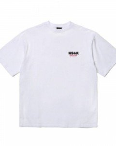 [NK] NSTK VERTICAL ESENTL TEE WHT (NK19S012H)