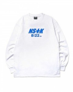 [NK] NSTK 822 SPLIT LONGSLEEVE TEE WHT (NK19S019H)