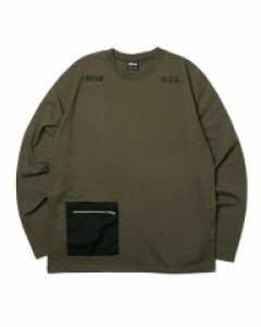 [NK] NSTK EPAULET PCKT LONGSLEEVE TEE KHAKI (NK19S020H)