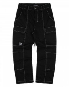 [NSTK] Logo Point Cargo Pants (Black)_K22ZC745