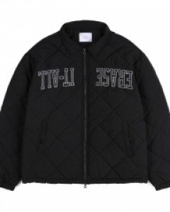 [NSTK] Backward Quilted Jumper (Black)_K22ZA750