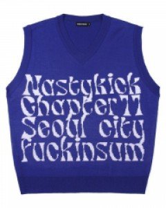 [NSTK] Kinsum Knit Vest (Blue)_K22QB634