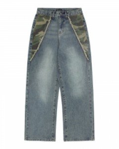 [XL 11/7 예약배송][NK] Camo Point Denim Pants (Blue)_K23ZC214