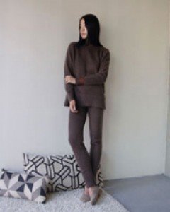 isabel, knit pullover & slacks set