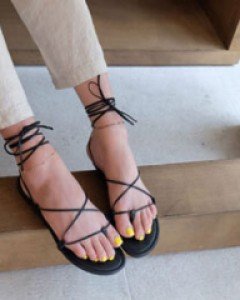 black, GLADI strap sandal