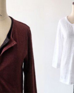 linen 4. button T -shirt  (리오더입고)