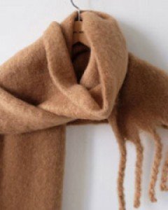 LOO mohair muffler - 2 colors