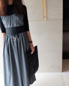 D. belted dress (리오더입고)