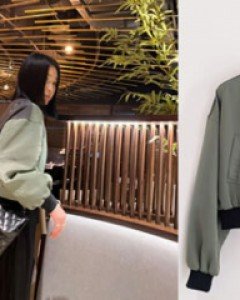 Khaki bomber jacket (주문폭주 리오더입고)