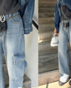 Cargo denim (주문폭주 리오더입고)