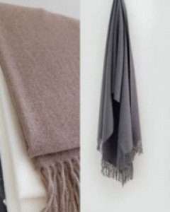 Cashmere muffler 숄 - 4 colors (주문폭주 리오더입고)