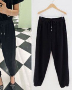 Black jogger pants (리오더입고)