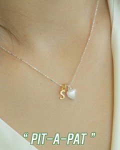 [Silver925] Initial luv necklace