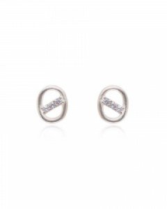 [SILVER925] Round Street Cubic Earring