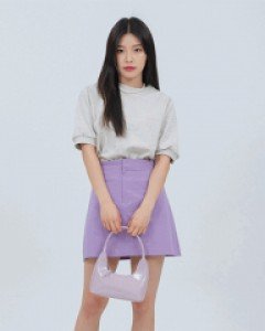 [무료배송] 캔디 컬러 스티치 A라인 스커트 U1404 (3 color)