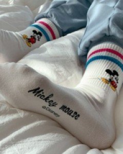 Mickey color socks