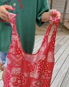 heel bandana bag