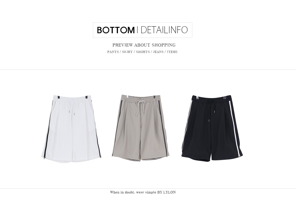 LYLON Short Pants 58241