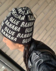 Blue Banana Beanie