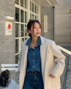 Laboum quilting wool jacket