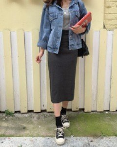 Maternity*F/W Slim Skirt