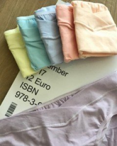 Simple line 6-piece cotton shorts