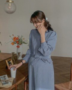 Maternity*[Worn alone] Taeri One Piece (feeding possible)