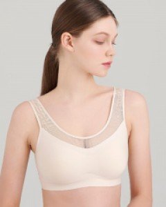 [Mitsuti] Seamless See-through Look Bra Top