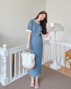 *Short sleeve version released* [LabelsD] Gardening Pleats One Piece*Maternity