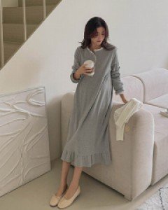 [LabelsD] Race Thrill Nursing Dress*Maternity