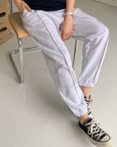 [LabelsD] Pin tuck jogger pants without knee worries*Maternity