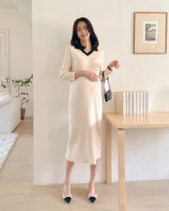 Maternity* V-kara Knit Dress